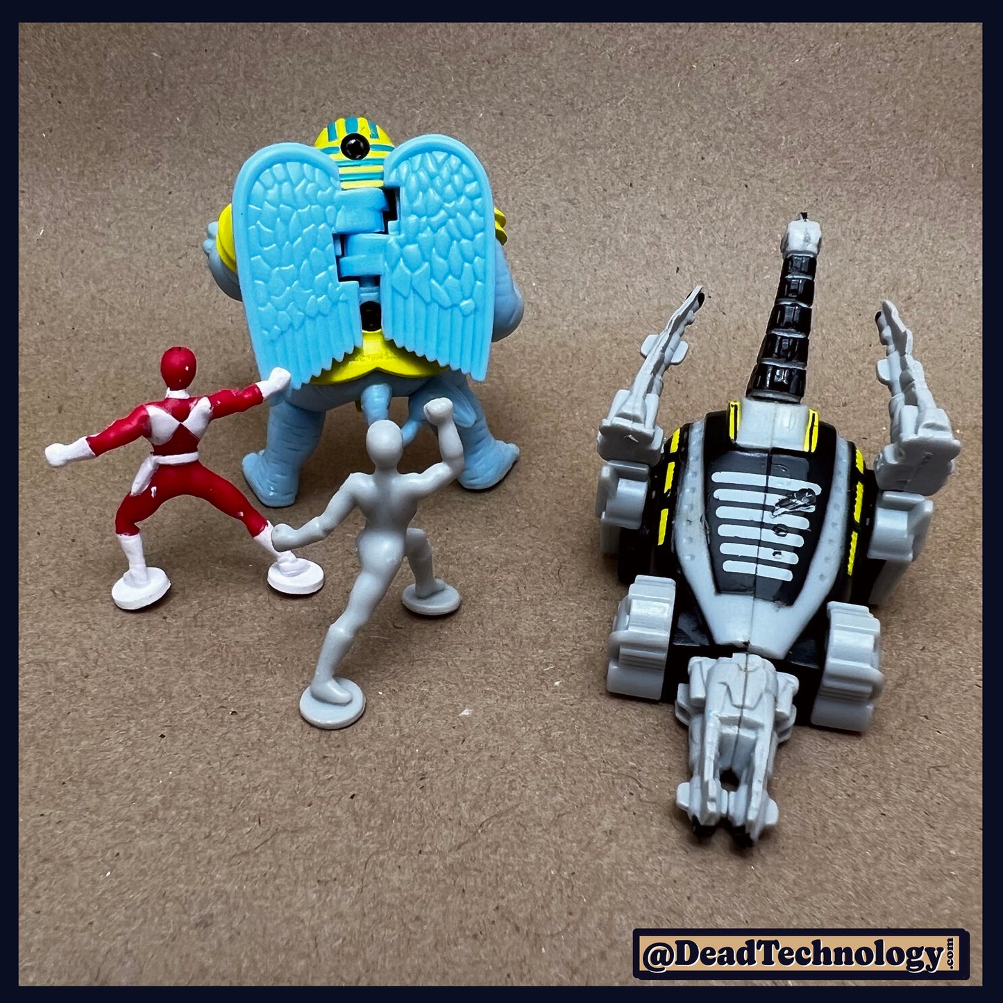 Micro Machines -Pack #1 Titanus vs King Sphinx- Mighty Morphin Power Rangers