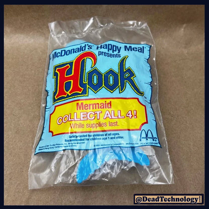 McDonald's Happy Meal Toy -Hook Mermaid- Sealed
