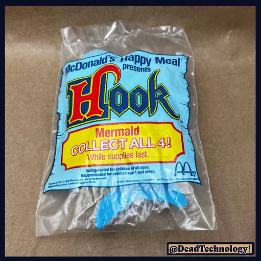 McDonald's Happy Meal Toy -Hook Mermaid- Sealed