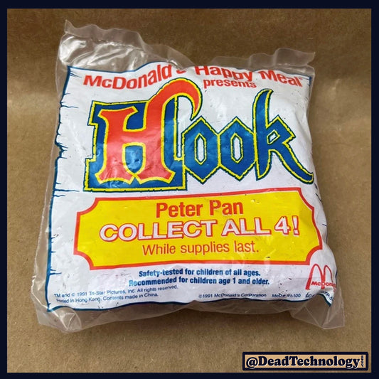 McDonald's Happy Meal Toy -Hook Peter Pan- Sealed