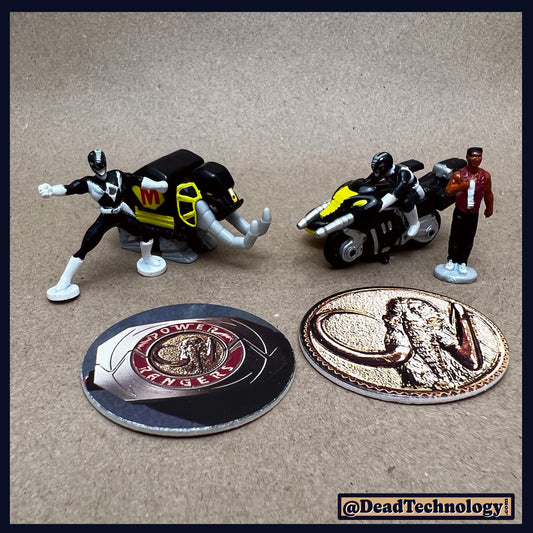 Micro Machines -Pack #2 Black Ranger- Mighty Morphin Power Rangers