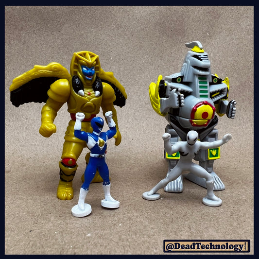 Micro Machines -Pack #2 Dragonzord vs Goldar- Mighty Morphin Power Rangers